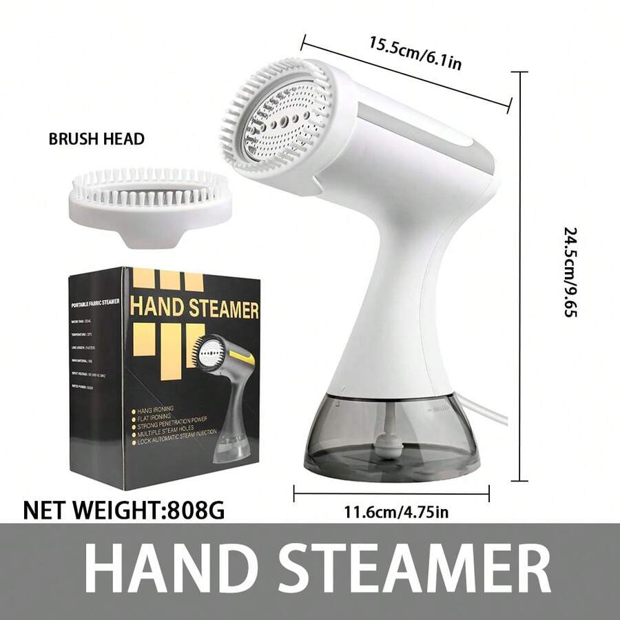 1pc Handheld Garment Steamer, Small Lightweight Home Iron, Steam Iron Wrinkle Remover, Clothes Ironing Tool