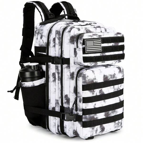 SEYATULLH Dual Shoulder Travel Bag, Large Capacity Hiking Backpack, Multi-Function Tactical Outdoor Bag Bag For School School Accessories School Stuff