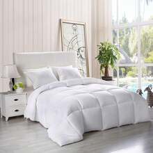 [Available In All Seasons]Utopia Bedding Lightweight Comforter,Breathable Queen Down Comforter, Cozy Duvet Queen Size Insert, White Queen Comforter Winter Best Hig - 白色 - 查看 8