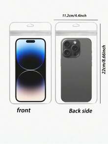 5pcs Portable Waterproof Luminous Phone Pouch, With Glow Sensitive Screen, Waterproof Diving Protective Case, Floating Phone Bag, Ideal For Summer Travel, Diving, Swimming, Beach Activities (Choose 1/2/3/5PCS) - Multicolor - View 27