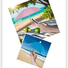 1 szt. Mini parasol z uniwersalnym stojakiem na przyssawkę w kształcie świni, odpowiedni do smartfonów, zewnętrzny antyodblaskowy daszek przeciwsłoneczny, wykonany z włókna poliestrowego, wodoodporny i chroniący przed słońcem, z antyrefleksyjną folią ochronną ekranu // Losowo zapakowany