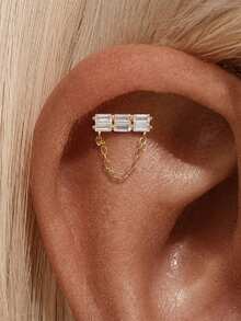 1 件 925 纯银榄尖形恶魔眼耳钉平背耳钉耳钉耳钉精美珠宝适合日常佩戴婚礼派对订婚周年纪念情人节