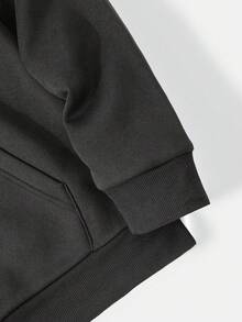 Sudadera con capucha para hombres de gran | talla grande vendido para otoño/invierno! - Gris Oscuro - Ver 4