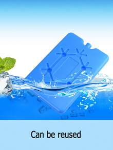 2pcs/3pcs,4/Pcs Ice Pack, Suitable For Lunch Boxes - Reusable Ultra-Thin Freezer Packs - Long-Lasting Refrigerated Packs, Ice Cube, Used For Refrigeration To Keep Food Fresh And Cool In Lunch Boxes And Breast Milk Bags - Multicolor - View 6