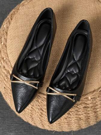 WHDXY 女士时尚百搭休闲尖头软底平底鞋，蓝色乐福鞋，适合所有季节，舒适的上班一脚蹬正装鞋