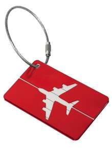 1Pc Card Set Boarding Pass Luggage Airplane Check In Metal Art Safety Bag Decoration Commemorative Travel Colleagues Friends Cute Patterns Smooth