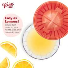 Rise By Dash Electric Citrus Juicer With Easy Pour Spout - Blue - Blue - View 10