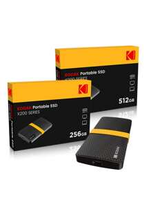 Kodak KODAK TYPE-C 3.2 PSSD Portable Solid State Drive (SSD), 128GB / 256GB / 512GB / 1TB Mini External Portable Hard Drive