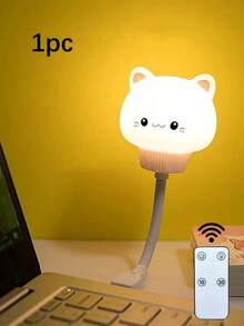 1 件可爱宠物 USB 夜灯，USB 插入式床头便携式可爱婴儿，遥控 LED 灯，适用于儿童、男孩和女孩的卧室装饰 - 暖白光 - 查看 14