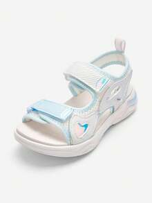 Balabala 儿童运动凉鞋女童鞋2025夏季新款透气网眼防滑户外 - 花白色調 - 查看 2