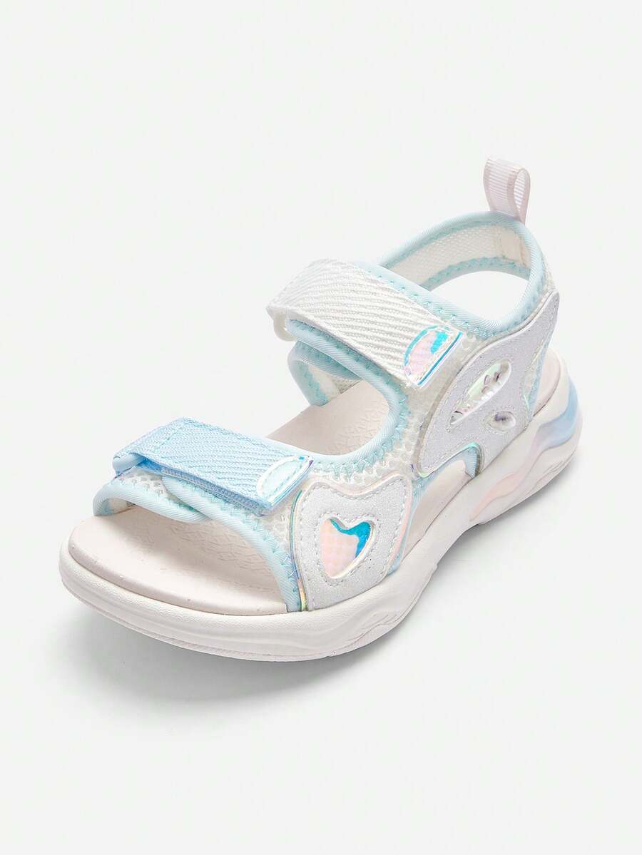 Balabala 儿童运动凉鞋女童鞋2025夏季新款透气网眼防滑户外