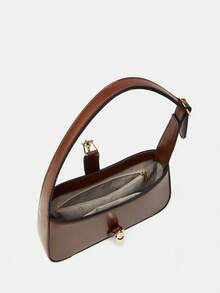 Túi xách French Baguette nhẹ, thời trang, đa năng và cao cấp. Với dây đeo vai có thể điều chỉnh, khóa cài đặc biệt và phong cách thanh lịch, túi đeo chéo/vai này phù hợp để đi chơi, hẹn hò, chụp ảnh, đi làm/đi chơi, ngày lễ, du lịch và sử dụng hàng ngày. - Cà phê - Xem 5