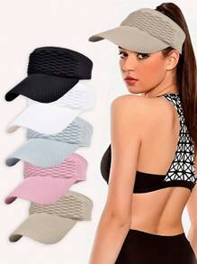 1 pezzo Cappello da sole multifunzionale da donna per escursioni e attività all'aperto, berretto da baseball senza tesa, cappello da sole estivo e primaverile per sport all'aperto con protezione dai raggi UV