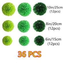 Tissue Paper Pom Poms - 24 Pieces Set - Assorted Sizes - Blue Party Decorations For Birthdays, Weddings, Special Occasions (Blue Navy Assortment)