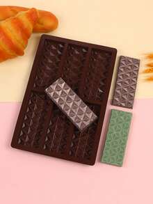 1pc Reusable Non-Stick Silicone Chocolate Mold Candy DIY Mold With 6 Cavities, Easy Release - Multicolor - View 13