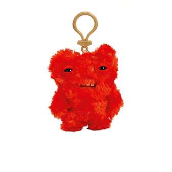 ZURU 毛绒夹式钥匙扣 Munch Munch 搞笑丑陋怪物毛绒玩偶