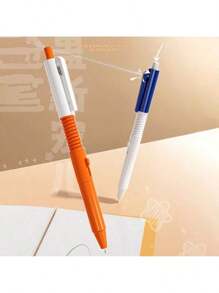 1pc/6pcs New Water Gun Pen Squirt Toy, Student Prank Creative Squirt Ball Point Pen, Water Gun Play Toy For Teenagers, Funny Prank Office And Classroom Stress Relief Small Game, Teenage Gag Prop