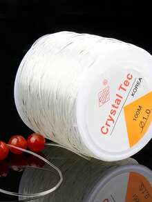 100m Strong Elastic Crystal Beading Thread Cord Jewelry Making Necklace Bracelet DIY Beads String Stretchable Thickness 0.5-1mm - Multicolor - View 3