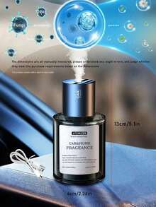 1 قطعة مبخر عطر سيارة فاخر، مرطب رذاذ عطري ذكي، ديكور داخلي فاخر للسيارة (يرجى الشحن قبل الاستخدام)