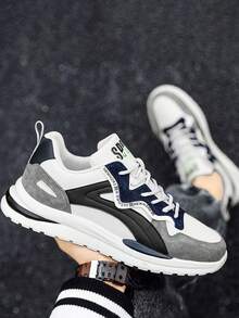 Men Sneakers - Black and White - View 1