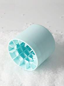 1pc Cylinder Silicone Ice Cube Mold, Decompress Ice Lattice, Mini Ice Maker Cube Tray, Press-Type Easy-Release Ice Cup, Portable Ice Mold, Reusable Ice Maker, For Making Beverage, Fruit Juice, Ice Cream, Cocktail And Coffee Ice Cubes Gadget, Suitable For Home, Bar, Club And Outdoor Summer Drinks, Kitchen Supplies, Kitchen Accessories(Blue)