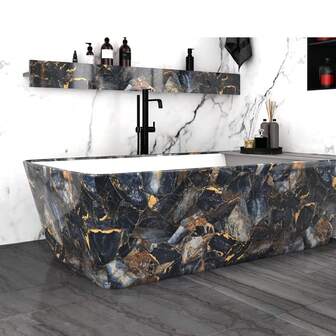 1 rolka ciemnoniebieskiej marmurkowej tapety samoprzylepnej z PVC, zdejmowany papier kontaktowy do odklejania i przyklejania, tapeta w nowoczesnym stylu, odpowiednia do salonu, sypialni, tła pod telewizor, ganku, jadalni i dekoracji domu, łatwa w montażu