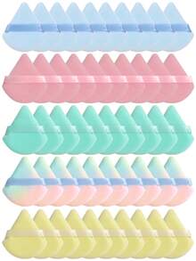 三角形天鹅绒粉扑 5/10/20/30/50/100个装，采用超柔软天鹅绒材质，专为修容、眼部和眼角设计，适合所有肤质。化妆品、平价、房间装饰、梳妆台、旅行、卧室、化妆配件、粉扑、美妆蛋、粉扑、化妆海绵、平价、圣诞礼物、化妆品、化妆工具、便宜货、礼物、女士礼物、圣诞礼物、赠品、旅行、便宜货、旅行必备 - 彩色 - 查看 6