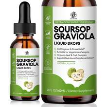 MM IMATCHME IMATCHME Soursop Graviola Liquid Drop For Cell Support & Regeneration, Immune System And Gut Health Support, Pure Soursop Bitters Liquid, High Absorption, Sugar/Gluten Free, Natural Flavor, 2 Fl Oz - 60ml - View 1