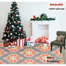 BUSA 6x9 Outdoor Plastic Straw Patio Rugs Reversible Mats Rv Picnic Camping - as pic - View 3