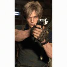 1 pièce Affiches artistiques murales avec cadre en option Résident Evil 4 Remake Ace Agent Leon et Wong Imprimé HD Rétro Œuvre murale, Convient pour le salon, la chambre de garçon, décoration de la maison canevas Pop-Up.