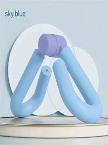 Entrenador muscular del suelo pélvico y ejercitador de muslos para recuperación posparto, modelado del cuerpo y entrenamiento de piernas y glúteos: fortalece y - Azul - Ver 2