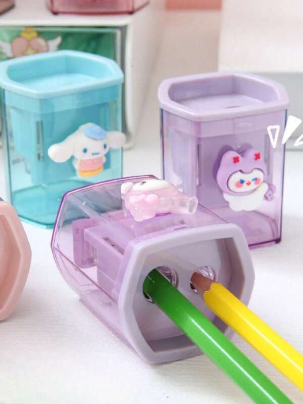 Sanrio مجموعة 8 قطع أقلام تلوين سانريو مبتكرة وجذابة ذات تصميم كرتوني، تتضمن قالب للحواجب وفرشاة، مُعدة خصيصًا لأقلام الحواجب، بتشغيل يدوي وتصميم محمول. مثالي للسفر والمناسب للمبتدئين في المكياج أو ذوي المهارات المحدودة.
