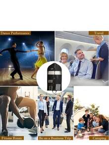 用于旅行和衣柜收纳的西装袋，用于衣服、衬衫、夹克、外套的带角撑板悬挂式服装袋，用于旅行的服装袋，重型悬挂式西装袋，大网眼口袋，用于旅行衣柜衣服收纳的西装袋，带西装袋的旅行服装袋，用于西装、连衣裙、外套衣服防尘罩，加厚无纺布羽绒服收纳袋衣柜悬挂式衣服防尘袋 - 彩色 - 查看 6