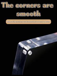 1个亚克力相框，强磁照片及办公名片夹。亚克力板两面均贴有保护膜。使用前请撕掉保护膜。1个/2个/3个亚克力相框，透明强磁相框夹 - 白色 - 查看 6