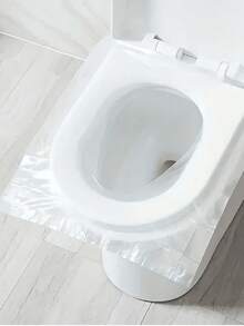 可冲散马桶垫，纸质马桶垫，完美适用于飞机、旅行、公共卫生间和露营。速溶马桶垫，成人适用，可冲散，适用于公共卫生间、飞机和露营。轻便卫生，浴室用品，浴室工具。