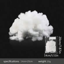 20g/30g/50g , Vacuum Compressed For DIY Plush Crochet Dolls, Ideal Filling For Home Pillows & Decor
