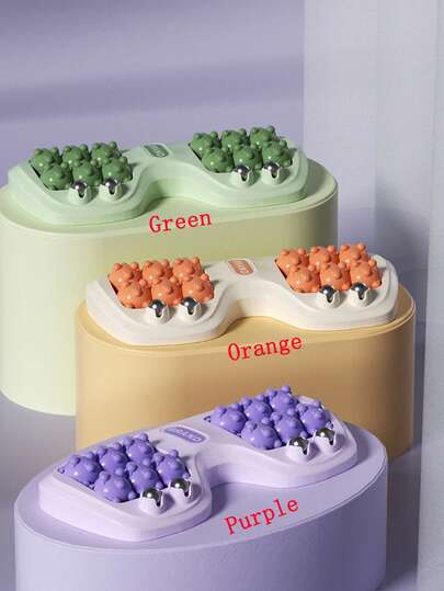 1pc Foot Massage Device With 4 Roller Magnetic Balls For Foot Acupoint Massager Gym Accessories