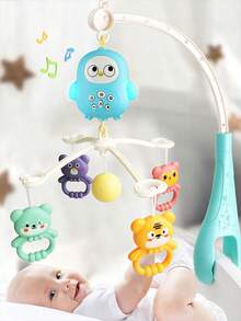 Baby Music Rotating Bed Bell Toy Cute Owl Shape Modern Baby Hanging Rattle Music Bedside Bell Toy Holiday Gift - Bed Hanging Rocking Music - View 4