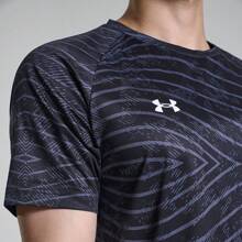 Under Armour Top unisexe 2025 Nouveau T-shirt de sport à manches courtes de football d'entraînement, de course et de fitness, respirant 24500510-001