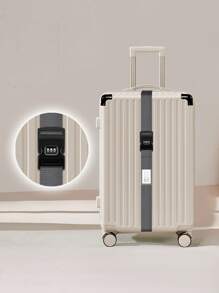 4pcs Personalized Embroidered Luggage Straps, Travel Suitcase Password Lock Security Strap, Multi-Color Fashion Versatile Packing Belt, Thick & Durable Anti-Burst Luggage Binding Strap, Securely Fixes Checked Luggage, Suitable For Travel, Gifts For Family, Friends, Holidays Like Mother's Day, Teacher's Day, Valentine's Day, Christmas, Father's Day, Birthdays