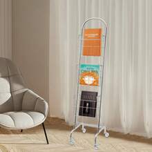 eusmeyusnt Magazine Rack - כסף - ראה 7