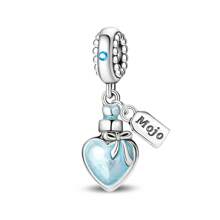 1 pieza Accesorio de joyería de pendiente chapado en plata con múltiples estilos para elegir
