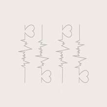 2 张/套大胆创意感人临时纹身、心电图、化妆设计、人体彩绘、防水防汗持久、逼真无眩光的理想礼物 - 黑色 - 查看 7