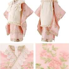 [キャサリンコテージ]七五三 3歳女の子 着物 花刺繍チュールレース着物ワンピース＆ 被布セット 和装 CC0746 TAK - 100 - チェックする 3