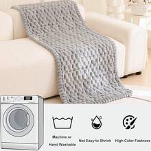 Mivnue Pet Couch Cover, Couch Covers For Dogs, Washable Dog Sofa Covers Couch Protector, Fuzzy Non Slip Couch Slipcover Pet Friendly (Brown, 27.6" X 59.1") - 銀色 - 查看 4