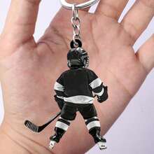 Personalized Kid Hockey Player Keychain - Gift For Hockey Lover - Multicolor - View 9