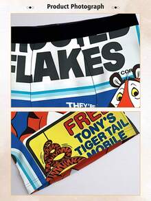 DOKER 3条装男士新款加长平角内裤，采用个性化印花图案，柔软亲肤，速干透气，弹性面料，数码印花，时尚休闲，适合运动、居家、骑行等场合。 - 彩色 - 查看 6