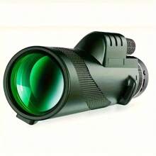 Telescopio Monocular potente, binoculares con Zoom HD de 80x100, visión nocturna de largo alcance, Spyglass para acampar al aire libre, observación de aves, 1 pieza