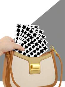 星形脸贴 - 装饰贴纸，温和不刺激，防水透气，日常必备，方便携带，适合旅行、聚会、化妆技巧分享，也是拍照的完美道具