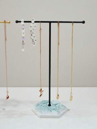 Detachable Jewelry Display Stand, Tabletop Vanity Organizer, Earring Stud Holder Storage Box, Bracelet Necklace Rack For Women Storage Organizer Travel Essentials Back To School Dormitory Storage Fall Decor